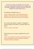DAVITA PCT FINAL EXAM 2025 ACTUAL TEST ACCURATE QUESTIONS WITH WELL ELABORATED ANSWERS &lpar;VERIFIED ANSWERS&rpar; NEWEST UPDATED VERSION &vert;GUARANTEED PASS A&plus;