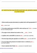 CET CERTIFICATION EXAM REVIEW QUESTIONS AND ANSWERS GRADED A&plus; LATEST UPDATE&period;