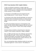EDAC Exam Questions With Complete Solutions
