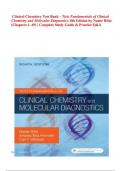 Test bank for Tietz Fundamentals of Clinical Chemistry and Molecular Diagnostics&comma;8th Edition by Nader Rifai&comma; PhD Chapters 1 - 49