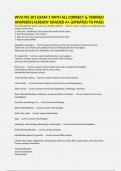 WVU FIS 201 EXAM 1 WITH ALL CORRECT & VERIFIED ANSWERS&vert;ALREADY GRADED A&plus; &lpar;UPDATED TO PASS&rpar;