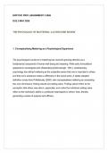 HRPYC81 Assignment 1 Semester 1 2026 &lpar;The Psychology of Mattering&colon; &rpar; - Due 15 May 