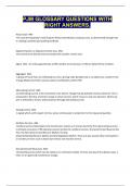 PJM GLOSSARY QUESTIONS WITH RIGHT ANSWERS