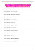 ARE 5&period;0 - PROJECT MANAGEMENT &lpar;PJM&rpar; QUIZZES WITH ACCURATE ANSWERS&period;
