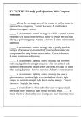 CLCP EE101-110 study guide Questions With Complete Solutions