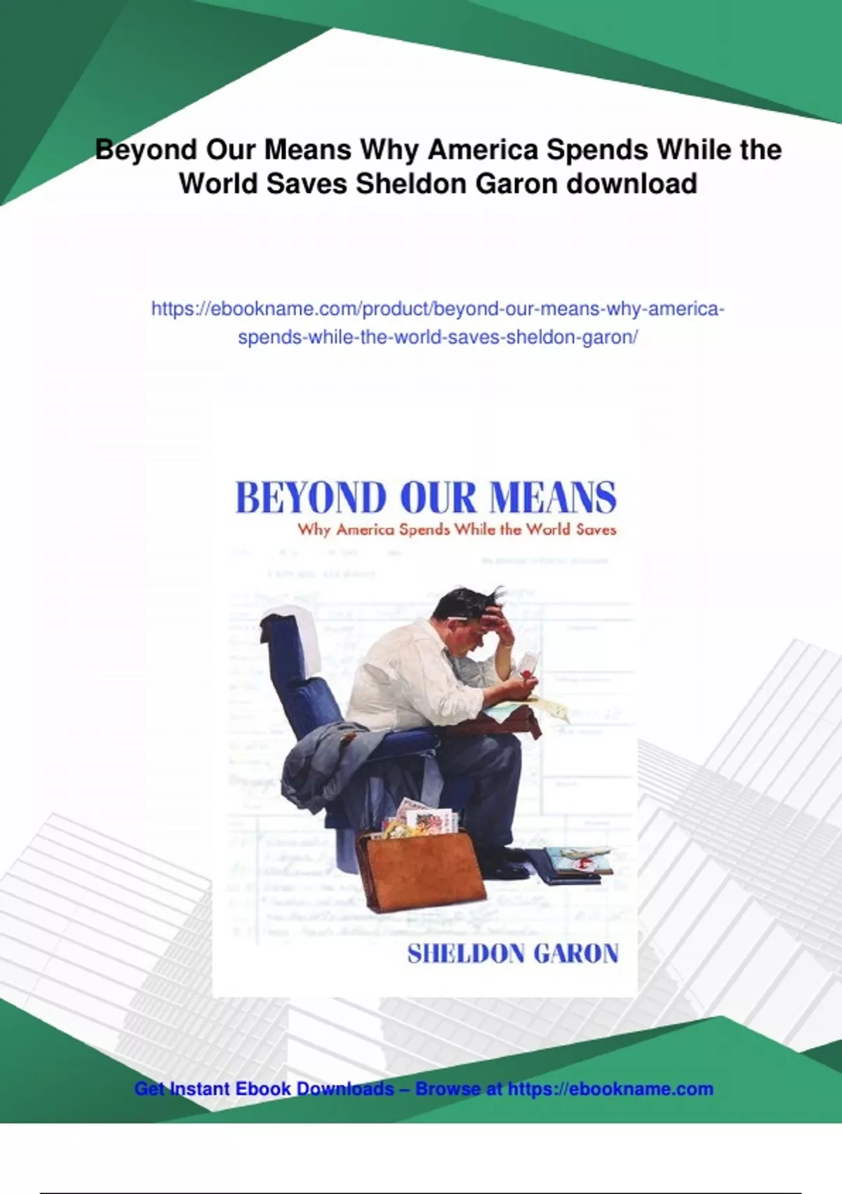 Summary Beyond Our Means Why America Spends While the World Saves ...