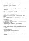 SOC 104 FINAL EXAM&semi; DR&period; WRIGHT KU