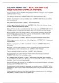 ARIZONA PERMIT TEST - REAL 2025 DMV TEST QUESTIONS WITH CORRECT ANSWERS&period;