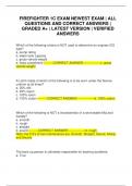 FIREFIGHTER 1C EXAM NEWEST EXAM &vert; ALL QUESTIONS AND CORRECT ANSWERS &vert; GRADED A&plus; &vert; LATEST VERSION &vert; VERIFIED ANSWERS
