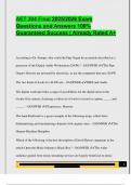 AET 304 Final 2025&sol;2026 Exam  Questions and Answers 100&percnt;  Guaranteed Success &vert; Already Rated A&plus;