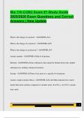 Bio 110 CCBC Exam &num;1 Study Guide  2025&sol;2026 Exam Questions and Correct  Answers &vert; New Update 