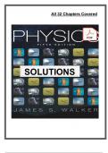 Solutions Manual for Physics &vert; 5th Edition &lpar;2016&rpar; &vert; Walker &vert; Covers All 32 Chapters