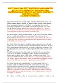 AHIP FINAL EXAM TEST QUESTIONS AND ANSWERS 2025-2026&lpar;5 DIFFERENT VERSIONS 500&plus; QUESTIONS AND VERIFIED ANSWERS&rpar; COMPLETE AHIP FINAL EXAM &vert;ALREADY GRADED A&plus;