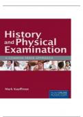 History & Physical Examination &lpar;2025&rpar; Actual Exam Questions and Answers A&plus; Graded