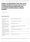 Category 3A&plus;3B Pesticide Exam &lpar;New Jersey Category 3A&plus;3B&rpar; Solved Correctly To Score A&plus;COMPLETE EXAM QUESTIONS AND ACCURATE ANSWERS &lpar;2025&rpar; &vert;ALREADY PASSED&excl;&excl;