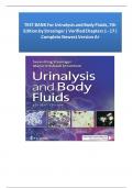 Test Bank for Urinalysis and Body Fluids 7th Edition by Strasinger &vert; Verified Chapter's 1 - 17 &vert; Complete Newest Version