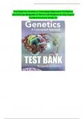 Test Bank for Genetics a Conceptual Approach 7th Edition &lpar;LATEST&rpar; by Benjamin A&period; Pierce&vert; All Chapters &lpar;1-26&rpar;&vert; Expert Verified Answers&vert; Grade A&plus;