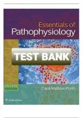 Essentials Of Pathophysiology 4th Edition Porth Test Bank ISBN- 978-1496305480 Latest Verified Review 2025Practice Questions and Answers for Exam Preparation&comma; 100&percnt; Correct with Explanations&comma; Highly Recommended&comma; Download to Score A&plus;