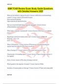 SSM TCAR Review Exam Study Guide Questions with Detailed Answers 2025