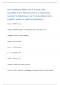 HESI A2 VERSION 3 FULL EXAM&colon; VOCABULARY&comma; GRAMMAR&comma; MATH&comma; READING&comma; BIOLOGY&comma; CHEMISTRY&comma; ANATOMY & PHYSIOLOGY - ACTUAL QUESTIONS WITH CORRECT DETAILED ANSWERS &vert;&vert; GRADED A&plus;&plus;