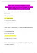 Peds- ATI Practice Exam B 2019 Questions and Answers &vert; Latest Version  &vert; 2025&sol;2026 &vert; Correct & Verified