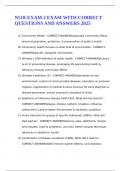 N518-EXAM 2 EXAM WITH CORRECT QUESTIONS AND ANSWERS 2025