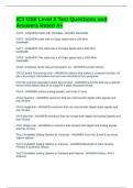 IC3 GS6 Level 2 Test Questions and Answers Rated A&plus;