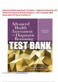 Test Bank for Advanced Health Assessment and Diagnostic Reasoning 4th Edition by Jacqueline Rhoads Chapter 1 - 18 Complete n&period;pdf