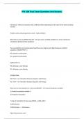 PSY 10B Final Exam Questions And Answes&period;