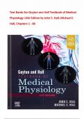 Test Banks for Guyton and Hall Textbook of Medical Physiology 14th Edition by John E&period; Hall&semi; Michael E&period; Hall&comma; Chapters 1 - 86&period;pdf