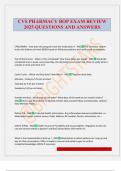 CVS PHARMACY BOP EXAM REVIEW 2025 QUESTIONS AND ANSWERS
