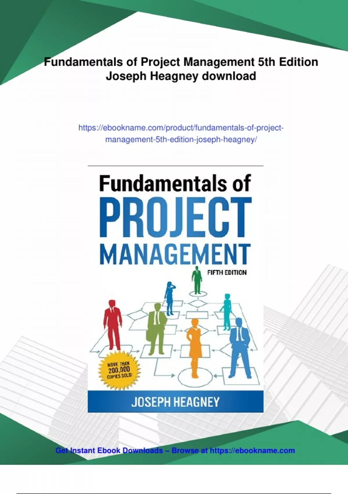 Summary Fundamentals of Project Management 5th Edition Joseph Heagney - Digital Download ...