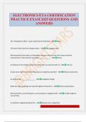 ELECTRONICS ETA CERTIFICATION PRACTICE EXAM 2025 QUESTIONS AND ANSWERS