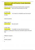 PACE & Codes of Practice Exam Questions And Answers&period;docx