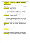 Economics 1140 Pace Test Exam Questions And Answers&period;docx