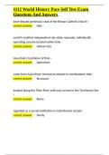 1112 World History Pace Self Test Exam Questions And Answers&period;docx