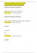 1108 ALGEBRA I &lpar;PACE&rpar; EXAM QUESTIONS AND ANSWERS&period;docx