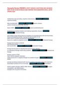BUNDLE FOR Georgette Review PMHNP&period;9 LATEST VERSION QUESTIONS AND ANSWERS WITH STUDY GUIDE DETAILED AND VERIFIED FOR GUARANTEED PASS&comma; LATEST UPDATE 2025