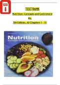 Test Bank for Nutrition&colon; Concepts and Controversies&comma; 5th Edition&comma; Frances Sizer&comma; Ellie Whitney&comma; Leonard Pich&eacute;&comma; ISBN-10&colon; 0176892869&comma; ISBN- 13&colon; 9780176892869