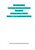 Solution Manual For Construction Accounting and Financial Management&comma; 4th Edition by Steven J&period; Peterson&comma; Verified Chapters 1 - 18&comma; Complete Newest Version