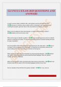 GLYNCO 2 EXAM 2025 QUESTIONS AND ANSWERS