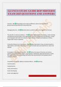GLYNCO STUDY GUIDE BOP MIDTERM EXAM 2025 QUESTIONS AND ANSWERS