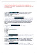 ILETSB Certification Exam FINAL LATEST VERSION QUESTIONS AND  ANSWERS WITH STUDY GUIDE DETAILED AND VERIFIED FOR GUARANTEED PASS&comma;  LATEST UPDATE 2025 