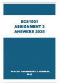 ECS1501 ASSIGNMENT 3 ANSWERS 2025