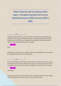 Texas Property and Casualty practice exam &sol; Complete Questions & Correct Detailed Answers &lpar;100&percnt; Correct&rpar; 2025 &sol; 2026&period;