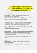 ATI Pediatrics Proctored Exam &ndash; Pointer Questions & Answers &lpar;2025&rpar;