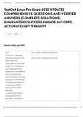 TestOut Linux Pro Exam 2025 UPDATE&vert; COMPREHENSIVE QUESTIONS AND VERIFIED ANSWERS &lpar;COMPLETE SOLUTIONS&rpar; GUARANTEED SUCCESS &vert;GRADE A&plus;&excl;&excl; &lpar;100&percnt; ACCURATE&rpar; GET IT RIGHT&excl;&excl;