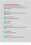 Pharmacology Final Exam&rpar; NURS 242 Pharmacology Final Exam&colon; Updated Solution 