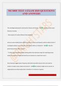 MCS005 TEST 1 EXAM 2025 QUESTIONS AND ANSWERS