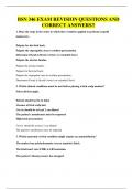 BSN 346 EXAM REVISION QUESTIONS AND CORRECT ANSWERS&excl;&excl;